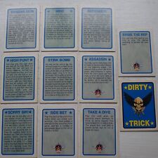 Citadella Warhammer Blood Bowl Carte Trucchi Sporche Espansione Zona Morte x11 Gruppo A