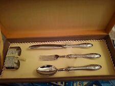 SCATOLA 3 POSATE + PORTATOVAGLIOLO VINTAGE LA S. MARCO SOLINGEN NUOVO