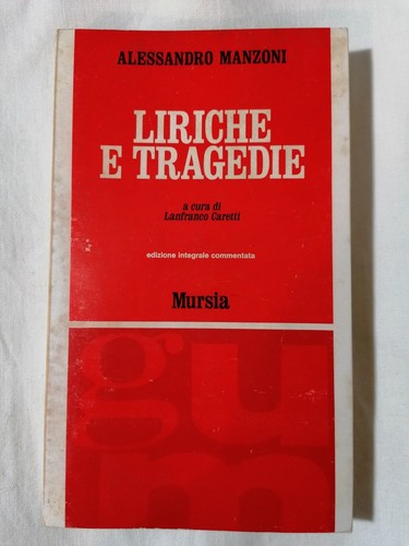 Liriche tragedie libro - tragedie,
