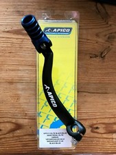 YAMAHA WRF 250 450 2001-2006 APICO ELITE LEVA PEDALE CAMBIO FORGIATO PUNTA BLU