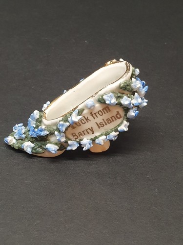 Miniature porcelain shoes