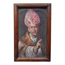 *HH* Antico Quadro Dipinto Religioso Sacro San Gerardo Sagredo Di Csanad Vescovo