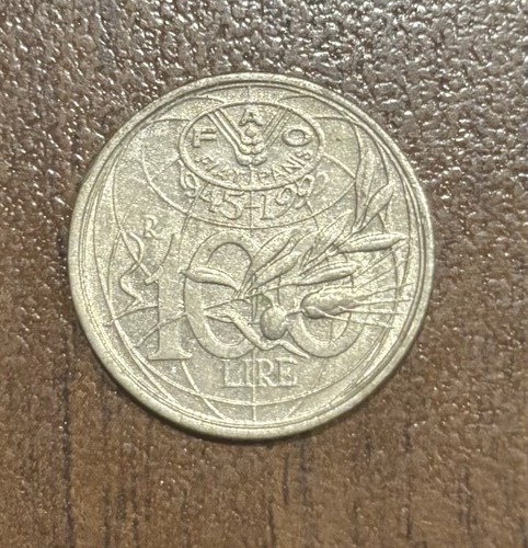 Moneta 100 lire - moneta,