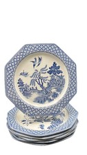 Set 6 piatti Willow blu J&G