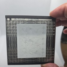 Glass magic lantern slide - slide, the