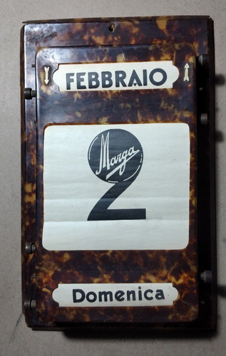 Antico rarissimo calendario - antico,