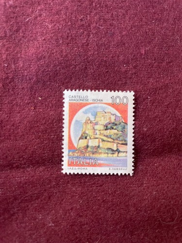 Francobollo 100 lire castello - 100,