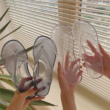 NUOVE scarpe infradito donna trasparenti ciabatte semplici scarpe da spiaggia sandali
