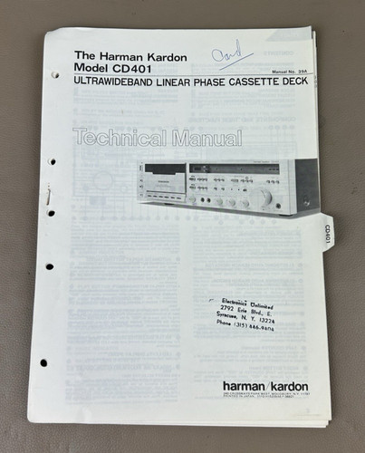 Harman kardon cd401 - harman,