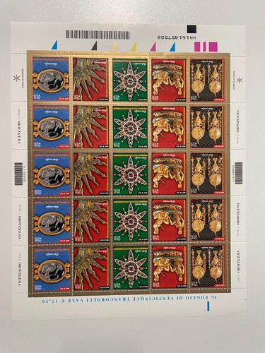 Foglio francobolli 2013 - francobolli,