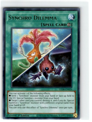 Synchro dilemma 1 - yu-gi-oh!,