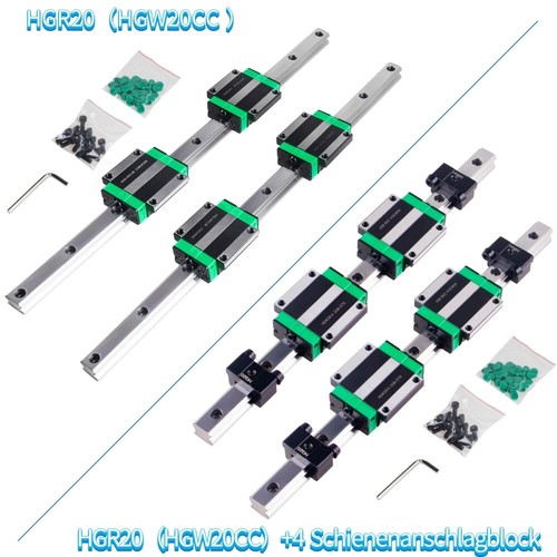 Guida lineare hgr20 - 2x,