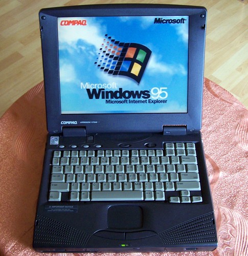 Vintage compaq armada 1750 - compaq,