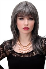 Parrucca donna - , grigio