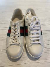 Gucci New Ace Web bianco uomo