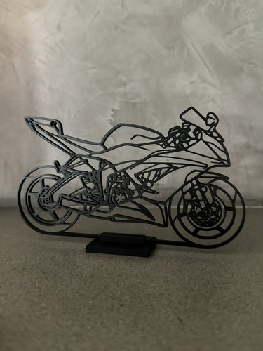 Moto stilizzata stampata - in, 3d