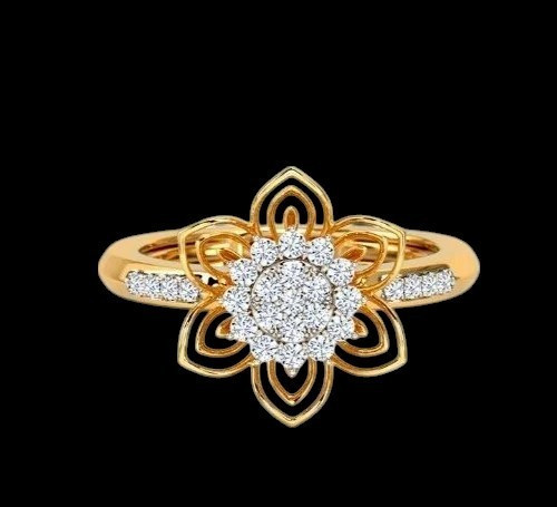Artistico floreale anello - artistico,