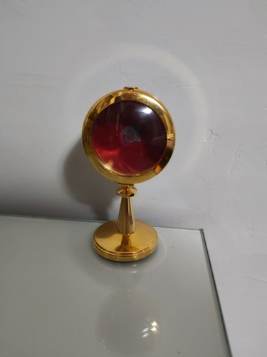 Reliquiario bronzo ostensorio - reliquiario,