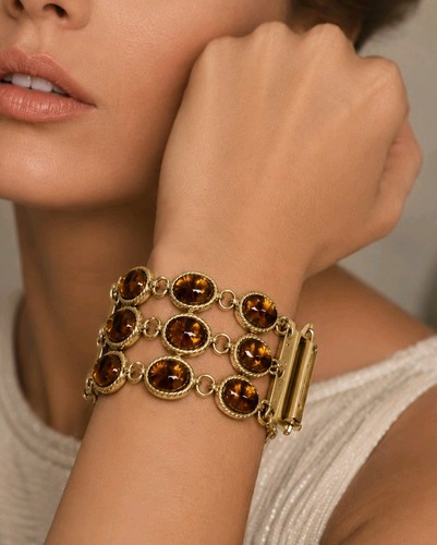 Bracciale cabochon vintage - cabochon,