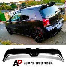 Ala spoiler tetto stivale posteriore nero lucido stile Oettinger VW Polo MK4 9N 2001-2009