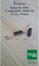 Spazzole carboncino A96c per BOSCH GBH 2-23 RE 2-26 DFR GBH2-22 / 1617000525