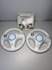 Mario Kart Wii (Nintendo Wii, 2008) + 2 Volanti Originali Multilingua Italiano