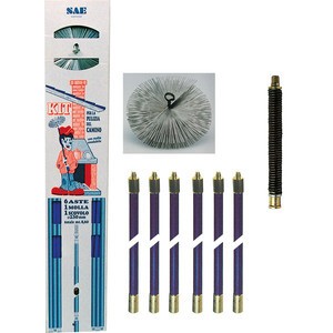 Kit spazzacamino aste 60 - spazzacamino,