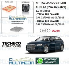 KIT TAGLIANDO 3 FILTRI TECNECO