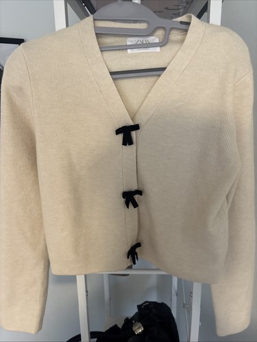 Zara maglione cardigan bianco - maglione,