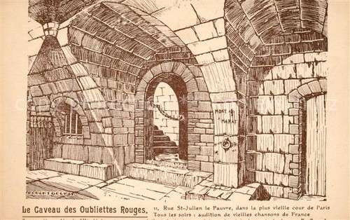 Paris caveau des - des, oubliettes