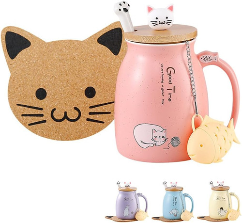 Tazza gatto carino - gatto,