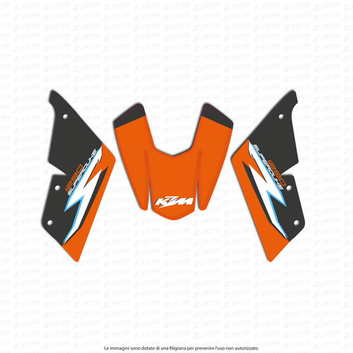 Kit adesivi parafango per ktm - kit,