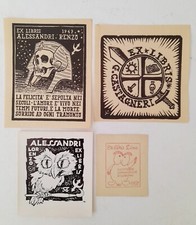 ♥ LOTTO 4 EX LIBRIS LORENZO