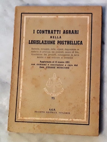 Contratti agrari della - agrari,