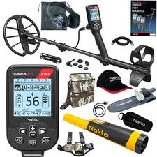 Metal detector Nokta SIMPLEX ULTRA WHP + pinpointer AccuPOINT + starter pack