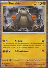 CARTA POKEMON - TERRAKION - 054/086 - PS 140 - HOLO - RARA - IN ITALIANO