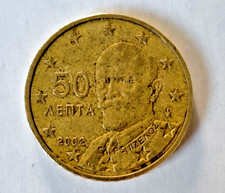 GRECIA 2002 moneta RARA da 50