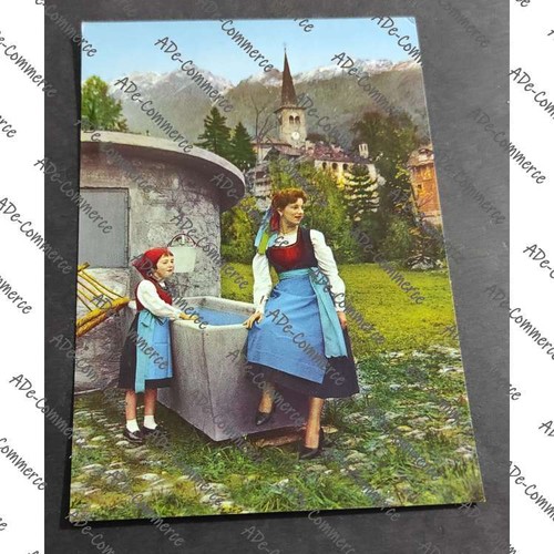 Cartolina valsesia costume - valsesia,