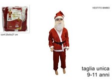 VESTITO COSTUME BABBO NATALE