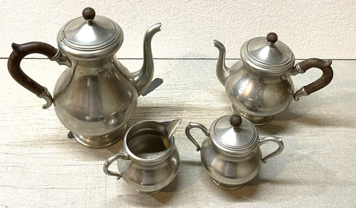 Set teiera caffè peltro - , royal