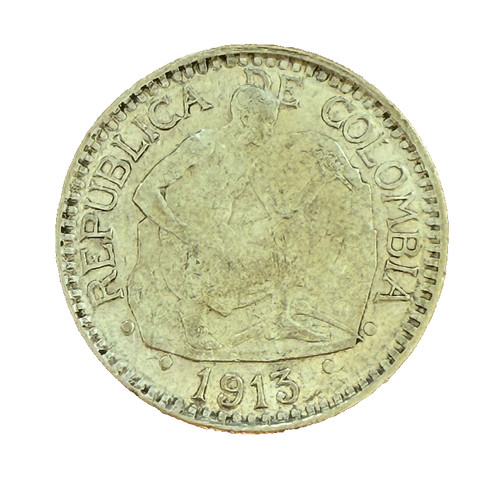 Colombia 1913 oro - colombia, 5