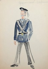 Dipinto acquerello soldato