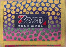 SEVEN MUCH MORE PORTAFOGLIO 90's VINTAGE NUOVO RICAVATO IN BENEFICENZA