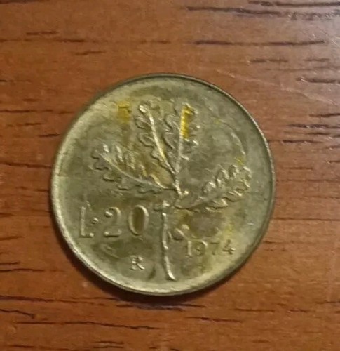 Moneta lire 1974 - moneta,