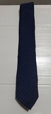 ARCIERI cravatta tie 100% seta silk blu cerchi piccoli colorati necktie A846