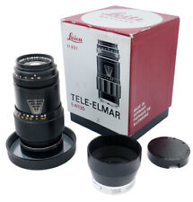 Leica Leitz Tele-Elmar M 135mm f4 Germany Black 2652698 hood caps box 11851 MINT