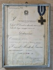 Repubblica Italiana Medaglia Croce al Merito di Guerra internamento in Germania 