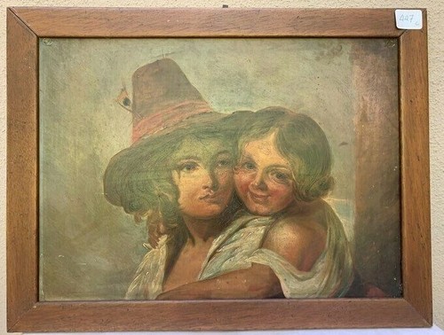 Dipinto due ragazzi napoletani - ragazzi,