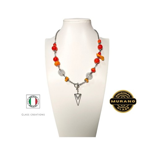 Collana perle vetro - di, murano
