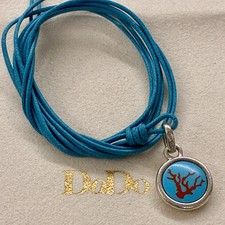 Dodo Pomellato Collana Ciondolo Corallo Turchese Raro Collezione Unisex Original